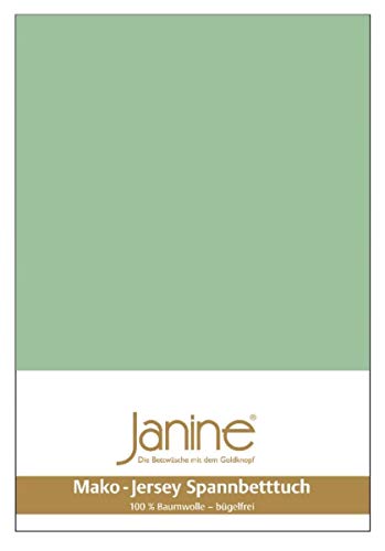 Janine Spannbetttuch 5007 Mako Jersey 140/200 bis 160/200 cm lind Fb. 26 von Janine