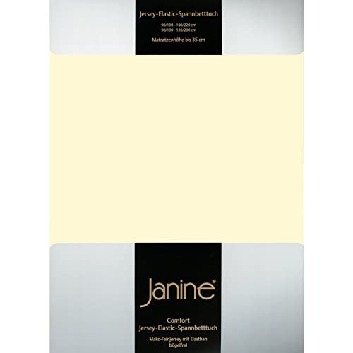 Janine Spannbetttücher Jersey-Elasthan Elastic 5002 150x200 cm von Janine