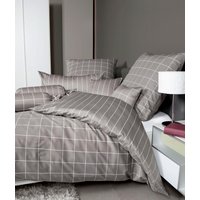 Janine Wendebettwäsche "modernclassic 39025", mit Reißverschluss, 100% Baumwolle, mit Karos und Streifen von Janine