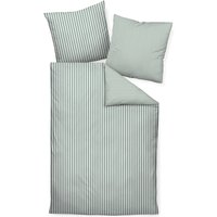 Janine Wendebettwäsche "modernclassic 3912 in Mako Satin Qualität, 100% Baumwolle, Bett- und Kopfkissenbezug mit Reißverschluss, Sommerbettwäsche, ganzjährig einsetzbar", (3 tlg.) von Janine