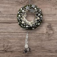 Türkranz, Weihnachten, Weihnachtsdeko, Wichtel, Kranz, Winter, Advent, Adventszeit von JanineBastelstubchen