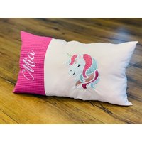 Kissen Mit Einhorn - Personalisiert Name von JaninesFadenzauber