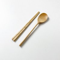 Brotlöffel Und Essstäbchen Set von Janiscrate