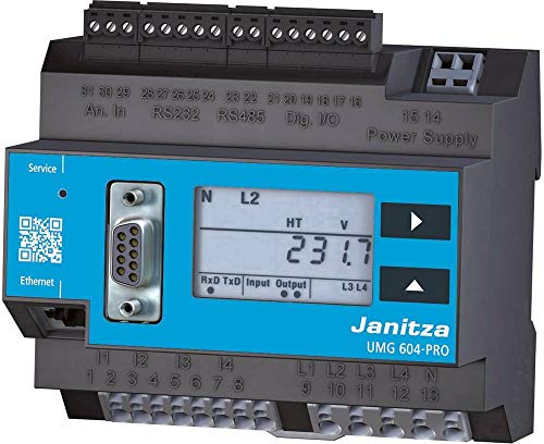 Janitza UMG 604-PRO 230V Spannungsqualitaets-Analysator Spannungsqualitaets-Analysator UMG 604-PRO von Janitza