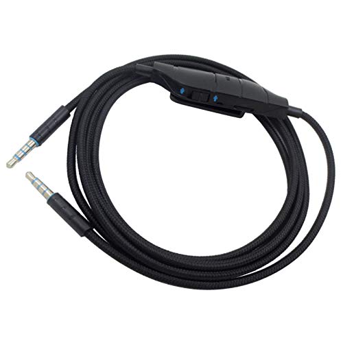 Janjunsi Audio Kabel für Logitech G633 / G635 / G933 / G935 Wired Gaming RGB Headset - Ersatz Cable mit Inline-Stumm Schaltung & Lautstärkeregelung von Janjunsi