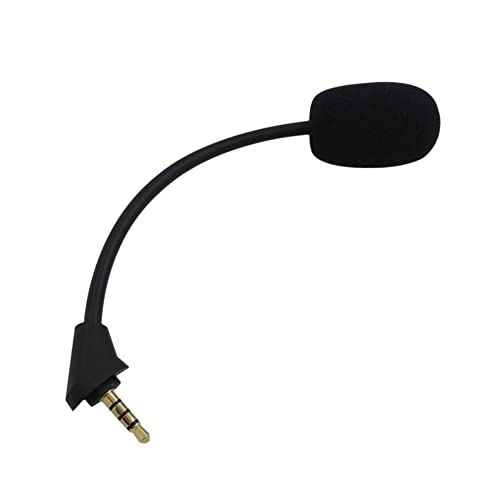 Janjunsi Ersatz Mikrofon Kompatibel mit HyperX Cloud Alpha Kabelloses Gaming Headset - Abnehmbarer Adapter Audio Mikrofon mit Licht von Janjunsi