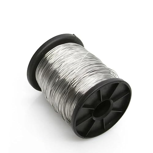 Drahtseil, Stahlseil 5/10M 304 Edelstahl Einzeldrahtseil Weiche Harte Stahldrähte 0.1/0.2/0.3/0.4/0.5/0.6/0.8/1/1,2-3mmm Handwerk(0.4mmX10meters) von Janmobrian
