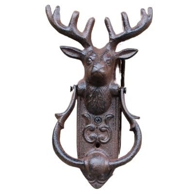 Janmobrian Antik Türklopfer, Türklopfer Aus Gusseisen Rustikaler Gusseisen Türklopfer Pull Heavy Metal for Haus Garten Eingangstor Dekoration Landschaft Handgefertigt Janmobrian Antik Türklopfer, Türklopfer Aus Gusseisen Rustikaler Gusseisen Türklopfer Pull Heavy Metal for Haus Garten Eingangstor Dekoration Landschaft Handgefertigt von Janmobrian