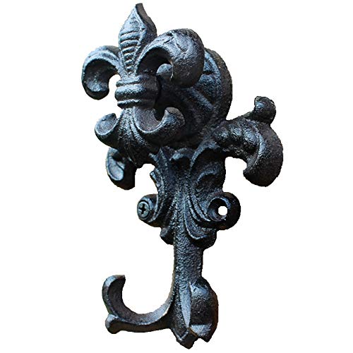 Janmobrian Antik Türklopfer, Türklopfer Aus Gusseisen Schwarzer Design Gusseisen Wandhaken Mit Zwei Aufhängern Industrielle Akzente Haus Garten Wand Dekor Haken Janmobrian Antik Türklopfer, Türklopfer Aus Gusseisen Schwarzer Design Gusseisen Wandhaken Mit Zwei Aufhängern Industrielle Akzente Haus Garten Wand Dekor Haken von Janmobrian
