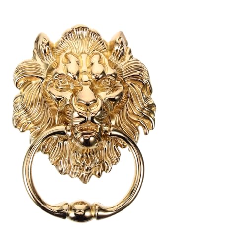 Janmobrian Antik Türklopfer, Türklopfer Aus Gusseisen Türgriff Goldring Klopfer Dekorativer Zugklopfer Löwenkopf Tor Metallknopf Janmobrian Antik Türklopfer, Türklopfer Aus Gusseisen Türgriff Goldring Klopfer Dekorativer Zugklopfer Löwenkopf Tor Metallknopf von Janmobrian