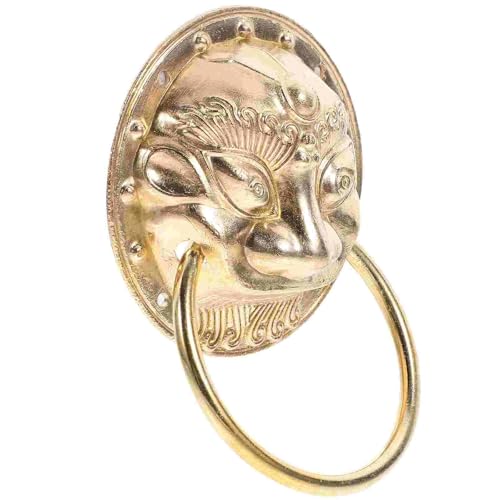 Janmobrian Antik Türklopfer, Türklopfer Aus Gusseisen Türgriffe Türklopfer for Vordere Metalltor-Haushaltsschiebetüren 1100X800X250CM Goldene Dekoration Retro Janmobrian Antik Türklopfer, Türklopfer Aus Gusseisen Türgriffe Türklopfer for Vordere Metalltor-Haushaltsschiebetüren 1100X800X250CM Goldene Dekoration Retro von Janmobrian
