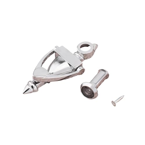 Janmobrian Antik Türklopfer, Türklopfer Aus Gusseisen Türklopfer Aus Zinklegierung for Holz- Und Stahltüren Mit Einer Türstärke Von 3,5 Bis 4,9 cm, Hochauflösendem 180-Grad-Türspion(Color-Silver) Janmobrian Antik Türklopfer, Türklopfer Aus Gusseisen Türklopfer Aus Zinklegierung for Holz- Und Stahltüren Mit Einer Türstärke Von 3,5 Bis 4,9 cm, Hochauflösendem 180-Grad-Türspion(Color-Silver) von Janmobrian