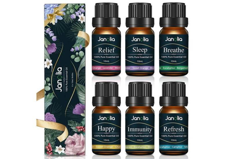 Janolia Duftöl Janolia Essential Spa Oils: Entspannung pur!, Duftöl, Ätherische Öle, Therapieöle, Massageöl, Natürliche Düfte von Janolia