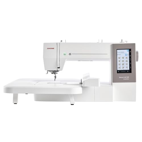 Janome MC 550E LIMITED EDITION Stickmaschine mit 4 Stickrahmen, 360 x 200 mm Stickfläche inklusive Artistic Digitizer Junior Software von Janome