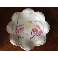 1927 Gda Limoges Teller Made in France Handbemaltes Florales Porzellan Signiert Und Datiert von JansVintageStuff