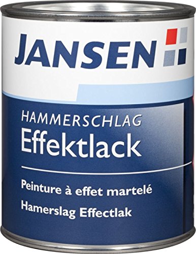 Hammerschlag-Effektlack aluminium 2,5 ltr. von Jansen | Maler Spezialprodukte