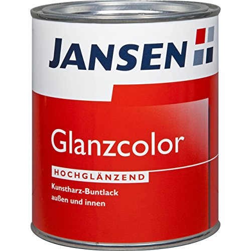 JANSEN Glanzcolor Kunstharz-Buntlack 375ml Ral 7035 lichtgrau von Jansen | Maler Spezialprodukte