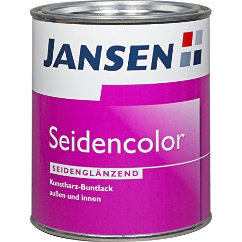 JANSEN Seidencolor Kunstharz-Buntlack 375ml RAL 9005 schwarz von Jansen | Maler Spezialprodukte