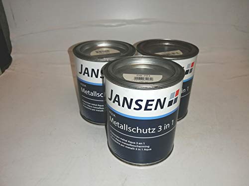 Jansen Aqua Metallschutz 3in1 (DB 701) 0,75l von Jansen | Maler Spezialprodukte