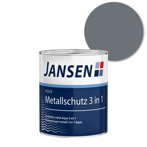 Jansen Aqua Metallschutz 3in1 (DB 702) 0,75l von Jansen | Maler Spezialprodukte