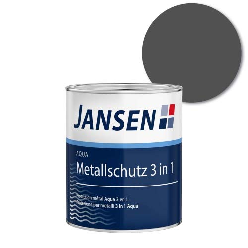 Jansen Aqua Metallschutz 3in1 (DB 703) 0,75l von Jansen | Maler Spezialprodukte