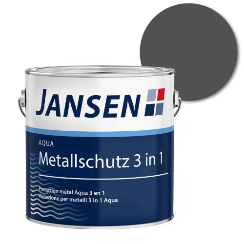 Jansen Aqua Metallschutz 3in1 (DB 703) 2,5l von Jansen | Maler Spezialprodukte