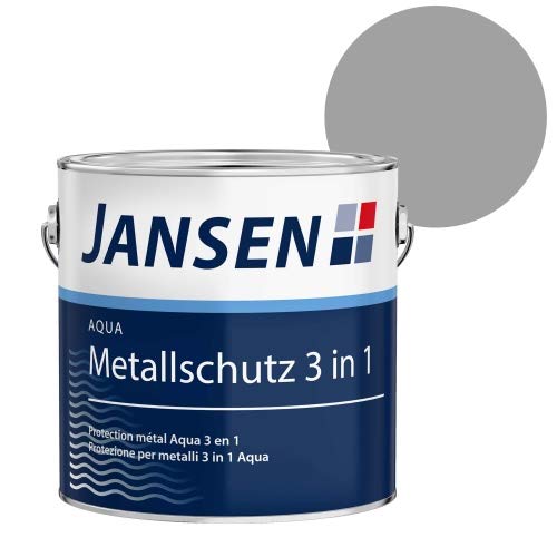 Jansen Aqua Metallschutz 3in1 (RAL 9006) 2,5l von Jansen | Maler Spezialprodukte