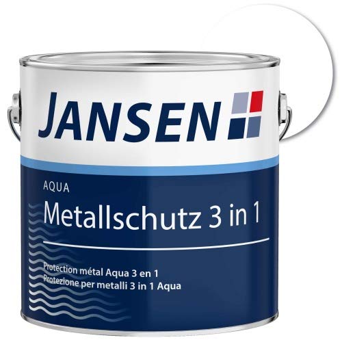 Jansen Aqua Metallschutz 3in1 (weiss) 5l von Jansen | Maler Spezialprodukte