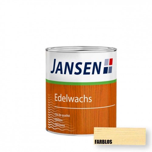 Jansen Edelwachs farblos 0,75l | Holzwachs von Jansen | Maler Spezialprodukte