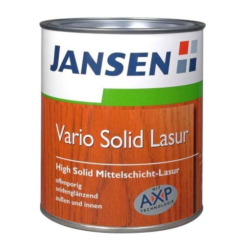 Jansen Vario Solid Lasur Eiche hell 5l (Holzlasur) von Jansen | Maler Spezialprodukte