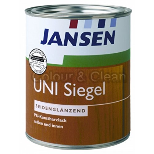 0,75L Jansen UNI Siegel Treppen- und Möbellack farblos Lack Holzlack von Jansen