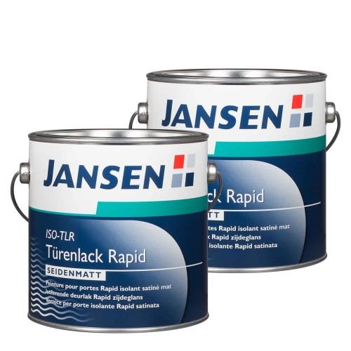 2 x Jansen ISO-TLR Türenlack Rapid seidenmatt 2,5l von Jansen