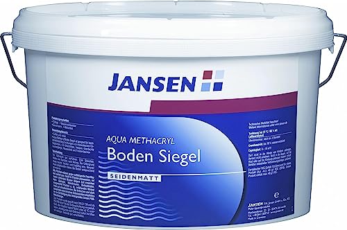 JANSEN Aqua Methacryl Boden Siegel 750ml Beton und Zementfarbe grau von Jansen