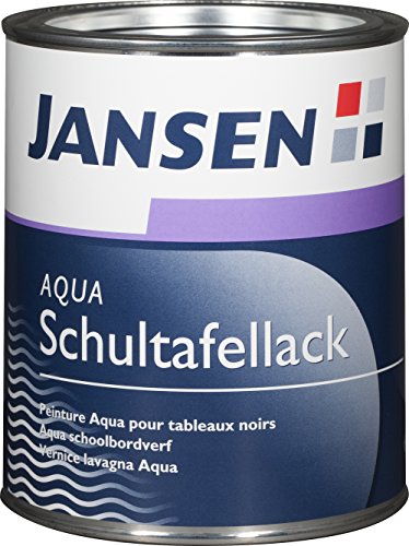 JANSEN Aqua-Schultafellack 375ml außen und innen schwarz von Jansen