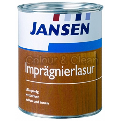 JANSEN Imprägnierlasur Dünnschichtlasur 5 Liter Holz-Imprägnier-Lasur Holzlas... von Jansen