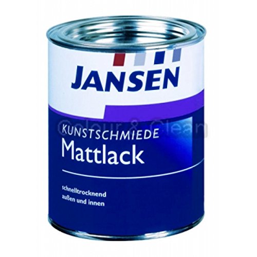 JANSEN Kunstschmiede-Mattlack 750ml schwarz von Jansen