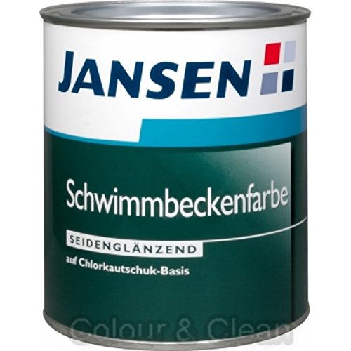 JANSEN Schwimmbeckenfarbe 750ml Farbe: manganblau von Jansen