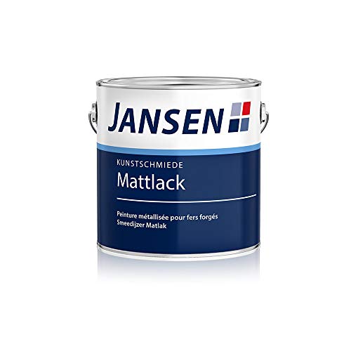 Jansen Kunstschmiede-Mattlack bürstbar graphitschwarz 375ml von Jansen