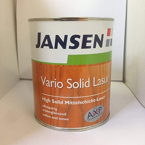 Jansen Vario Solid Lasur Mittelschicht Lasur 2,5 L (altkiefer) von Jansen