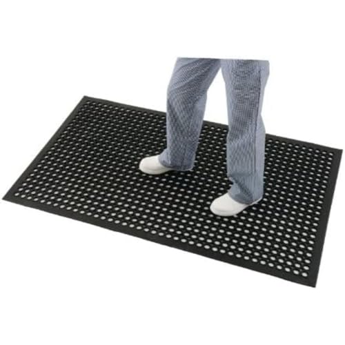 Jantex DP206 Gummimatte, 1500 mm lang x 900 mm breit, schwarz Jantex DP206 Gummimatte, 1500 mm lang x 900 mm breit, schwarz von JANTEX