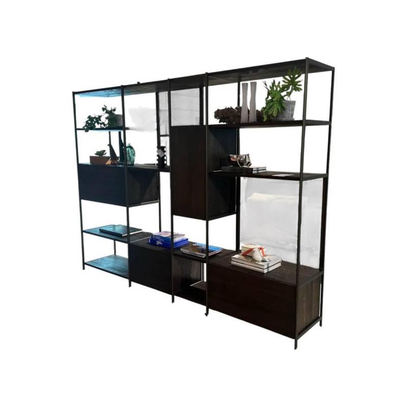 Regalsystem BC 06 RooM68 Eiche Geräuchert Anthrazit Geölt Und Aluminium Bronze E... Regalsystem BC 06 RooM68 Eiche Geräuchert Anthrazit Geölt Und Aluminium Bronze E... von Janua