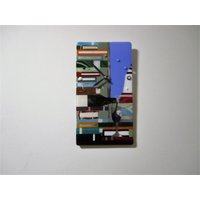 Blick Von Der Bibliothek Bar Fused Glass Uhr von JanuaryMayDesigns