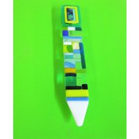 Grüne Gartentür Aus Fusingglas von JanuaryMayDesigns