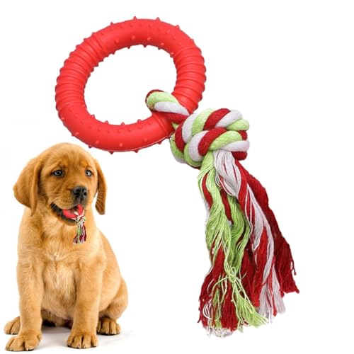 Janurium Seil-Kauspielzeug,Mundpflege-Seil-Hundespielzeug | Beißspielzeug für Welpen, langlebiges Kauspielzeug für Welpen, zum Spielen und Training von Janurium
