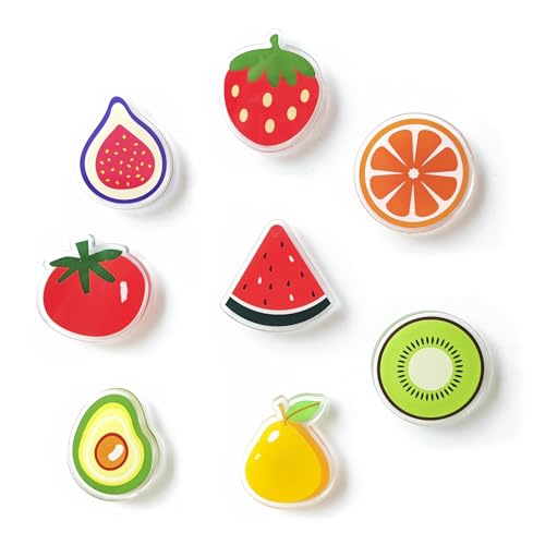 Janvelle Kühlschrankmagnete, Motiv: Banane, niedliches Obst-Kühlschrank-Set, 3,9 cm, mittlere Größe, Cartoon-Stil, lustige Magnete, 8 Stück Janvelle Kühlschrankmagnete, Motiv: Banane, niedliches Obst-Kühlschrank-Set, 3,9 cm, mittlere Größe, Cartoon-Stil, lustige Magnete, 8 Stück von Janvelle