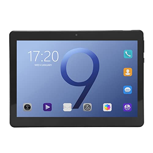 Janzoom Dual Band Tablet, 2.4G 5G WiFi UnterstüTzung FüR Android 10 Schwarz Grau Tablet Dual Speakers IPS Display Dual SIM Slots 3GB RAM 32GB ROM FüR Desktop (EU-Stecker) von Janzoom
