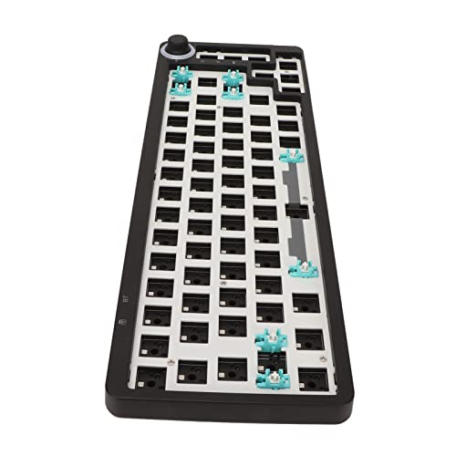 Janzoom Modulare DIY-Tastatur, Modulare Mechanische Tastatur mit 67 Tasten Zur Anpassung Programmierbare Design-Knopfsteuerung FüR die Schule (Schwarz) von Janzoom
