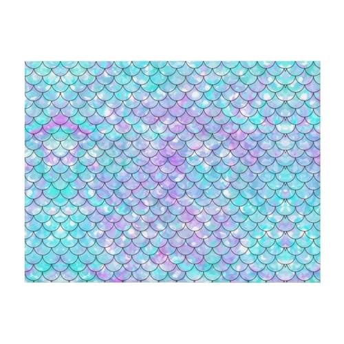 101,6 x 76,2 cm weiche, gemütliche Flanelldecke, Meerjungfrauen-Druck, Überwurf für Bett, Sofa und Reisen, leicht, hypoallergen 101,6 x 76,2 cm weiche, gemütliche Flanelldecke, Meerjungfrauen-Druck, Überwurf für Bett, Sofa und Reisen, leicht, hypoallergen von JaoXer