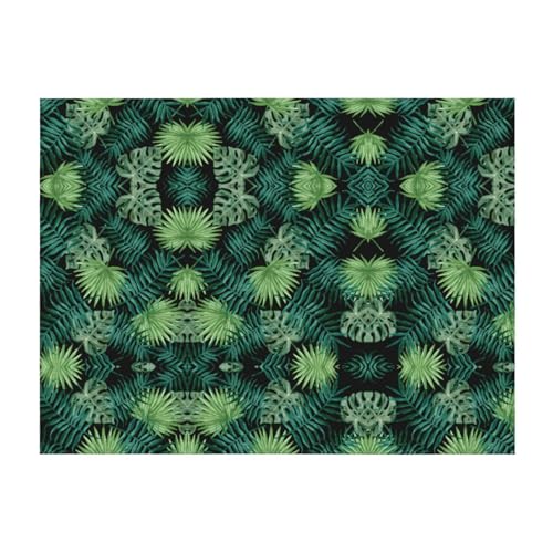 101,6 x 76,2 cm weiche, gemütliche Flanelldecke, transparentes Palmblattmuster, bedruckter Überwurf für Bett, Sofa und Reisen, leicht, hypoallergen 101,6 x 76,2 cm weiche, gemütliche Flanelldecke, transparentes Palmblattmuster, bedruckter Überwurf für Bett, Sofa und Reisen, leicht, hypoallergen von JaoXer