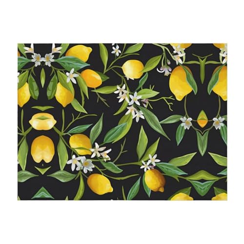 152,4 x 127 cm weiche, gemütliche Flanelldecke, Zitronen- und Blumendruck, Überwurf für Bett, Sofa und Reisen, leicht, hypoallergen 152,4 x 127 cm weiche, gemütliche Flanelldecke, Zitronen- und Blumendruck, Überwurf für Bett, Sofa und Reisen, leicht, hypoallergen von JaoXer